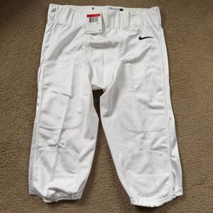 Nike Vapor Team Football Pants Men's Large White 908728-100